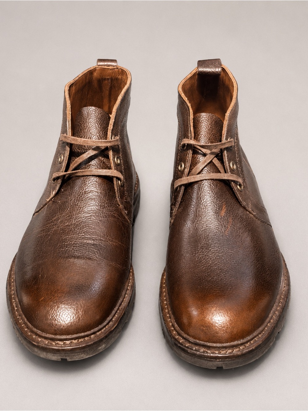 Allen Edmonds Brown Leather Chukka Boots